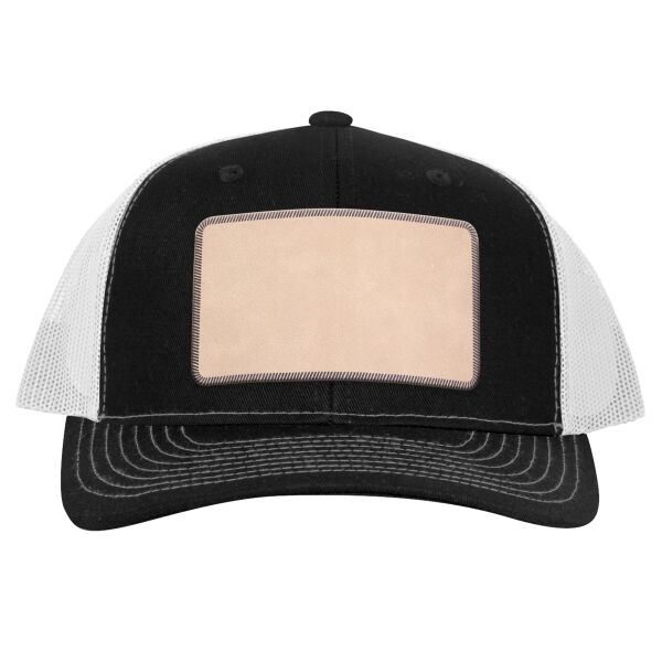 Engraved C112 Leather Patch Hat Thumbnail