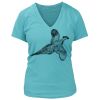Women's Premium Deep V-Neck T-Shirt Thumbnail