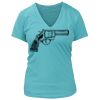 Women's Premium Deep V-Neck T-Shirt Thumbnail
