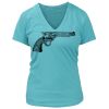 Women's Premium Deep V-Neck T-Shirt Thumbnail