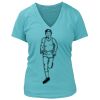 Women's Premium Deep V-Neck T-Shirt Thumbnail