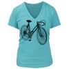 Women's Premium Deep V-Neck T-Shirt Thumbnail