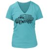 Women's Premium Deep V-Neck T-Shirt Thumbnail