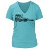 Women's Premium Deep V-Neck T-Shirt Thumbnail