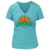 Women's Premium Deep V-Neck T-Shirt Thumbnail