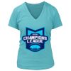 Women's Premium Deep V-Neck T-Shirt Thumbnail