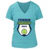 Women's Premium Deep V-Neck T-Shirt Thumbnail
