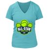 Women's Premium Deep V-Neck T-Shirt Thumbnail