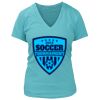 Women's Premium Deep V-Neck T-Shirt Thumbnail