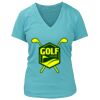 Women's Premium Deep V-Neck T-Shirt Thumbnail