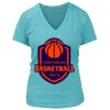 Women's Premium Deep V-Neck T-Shirt Thumbnail