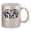 11oz Metallic Silver Mug Thumbnail