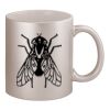 11oz Metallic Silver Mug Thumbnail