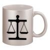 11oz Metallic Silver Mug Thumbnail