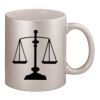 11oz Metallic Silver Mug Thumbnail