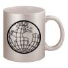 11oz Metallic Silver Mug Thumbnail