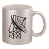 11oz Metallic Silver Mug Thumbnail