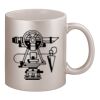 11oz Metallic Silver Mug Thumbnail