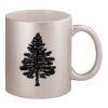11oz Metallic Silver Mug Thumbnail