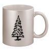 11oz Metallic Silver Mug Thumbnail
