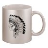 11oz Metallic Silver Mug Thumbnail