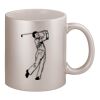 11oz Metallic Silver Mug Thumbnail