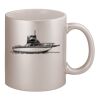 11oz Metallic Silver Mug Thumbnail