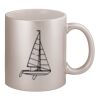 11oz Metallic Silver Mug Thumbnail