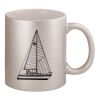 11oz Metallic Silver Mug Thumbnail