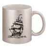 11oz Metallic Silver Mug Thumbnail