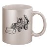 11oz Metallic Silver Mug Thumbnail