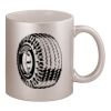 11oz Metallic Silver Mug Thumbnail
