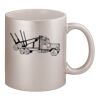 11oz Metallic Silver Mug Thumbnail