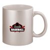 11oz Metallic Silver Mug Thumbnail