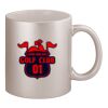 11oz Metallic Silver Mug Thumbnail