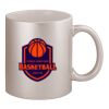 11oz Metallic Silver Mug Thumbnail