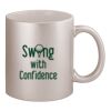 11oz Metallic Silver Mug Thumbnail