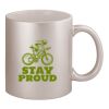 11oz Metallic Silver Mug Thumbnail