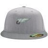 Flexfit 6210 Structured Flat Bill Fitted Hat Thumbnail