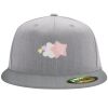Flexfit 6210 Structured Flat Bill Fitted Hat Thumbnail