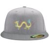 Flexfit 6210 Structured Flat Bill Fitted Hat Thumbnail
